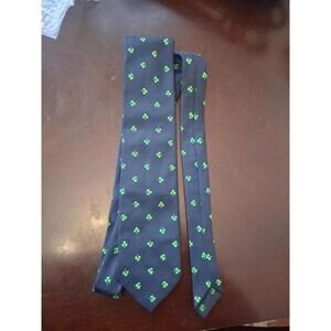 Vintage Hortex Irish Men's Tie, Shamrocks Made In Ireland I1